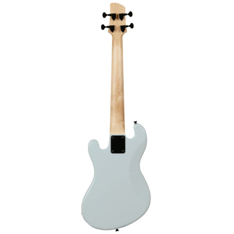Kala Solid Body 4-String Fretted U-Bass Powder Blue elektrische basgitaar met gigbag