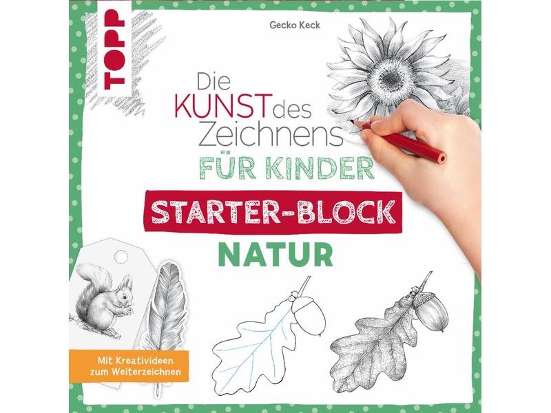 Frechverlag Handbuch Die Kunst des Zeichnens 128 Seiten Zeichenbuch für Kinder mit Natur Thema
