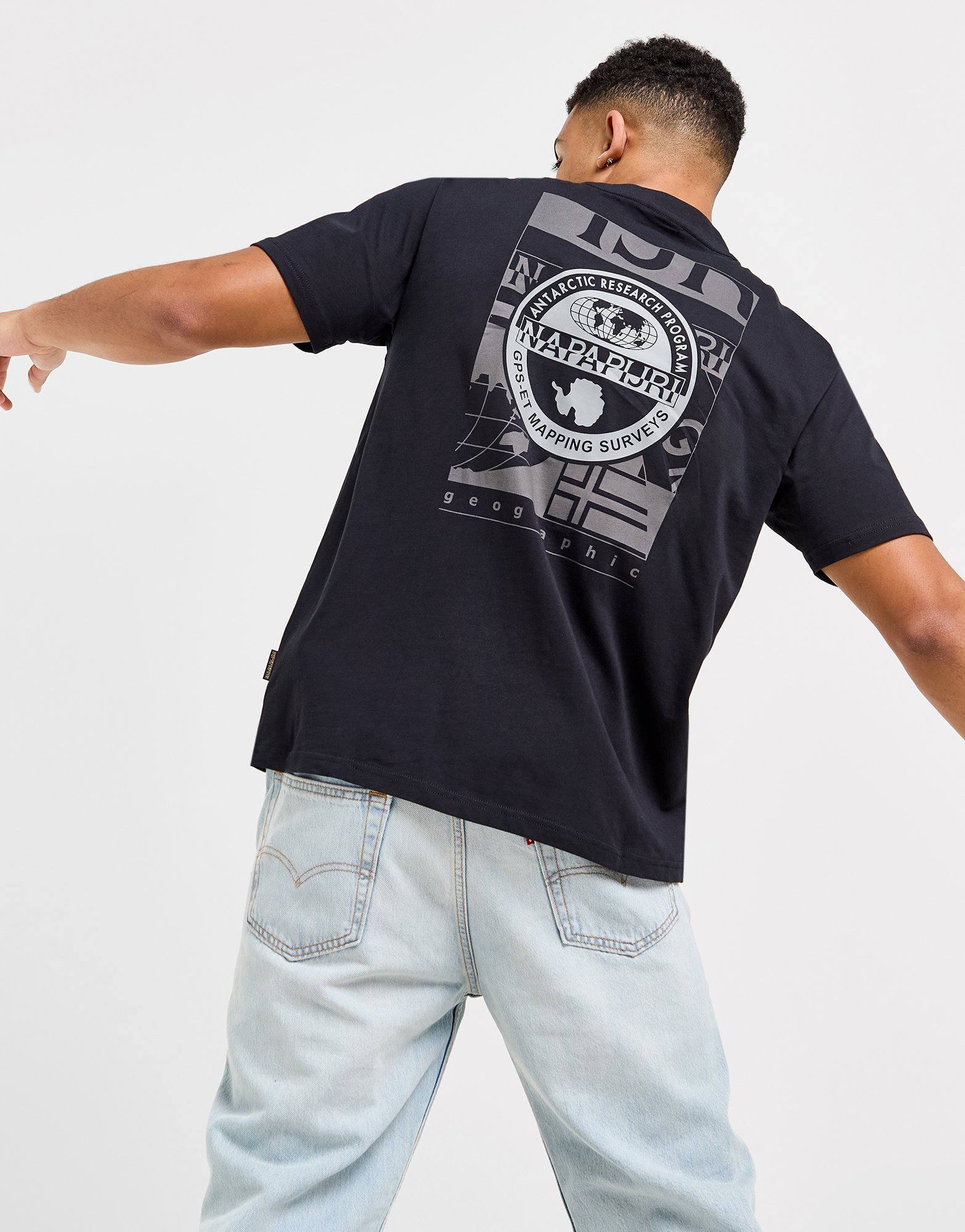Napapijri T-shirt Back Bollo Homme