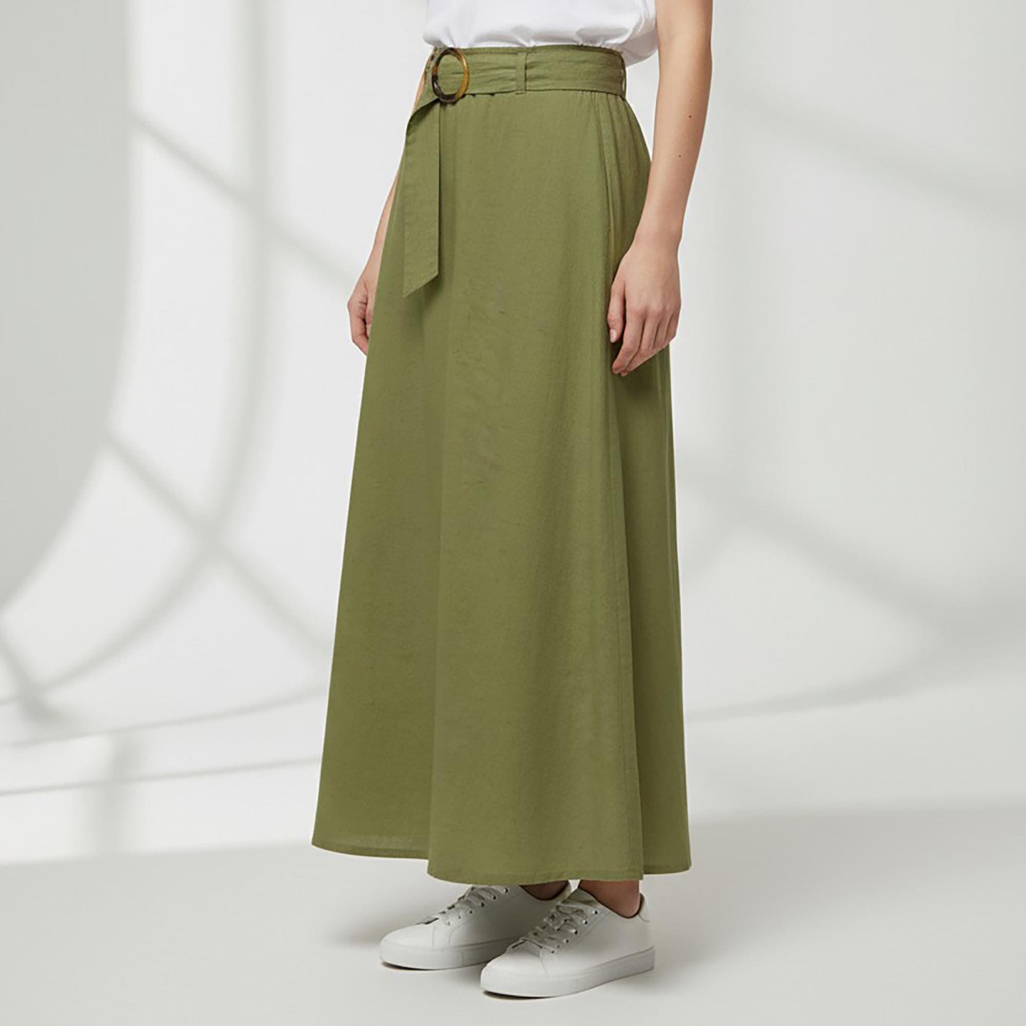Jupe Femme kaki