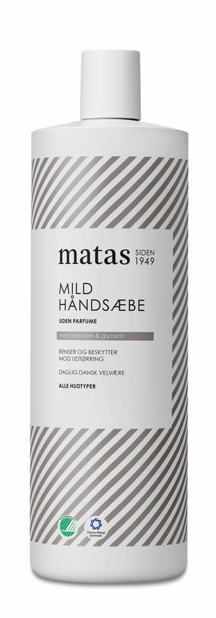 Matas Striber Mild Håndsæbe Uden Parfume 1000 ml