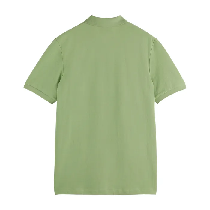 Scotch & Soda Seasonal Cotton Piqué Polo Heren