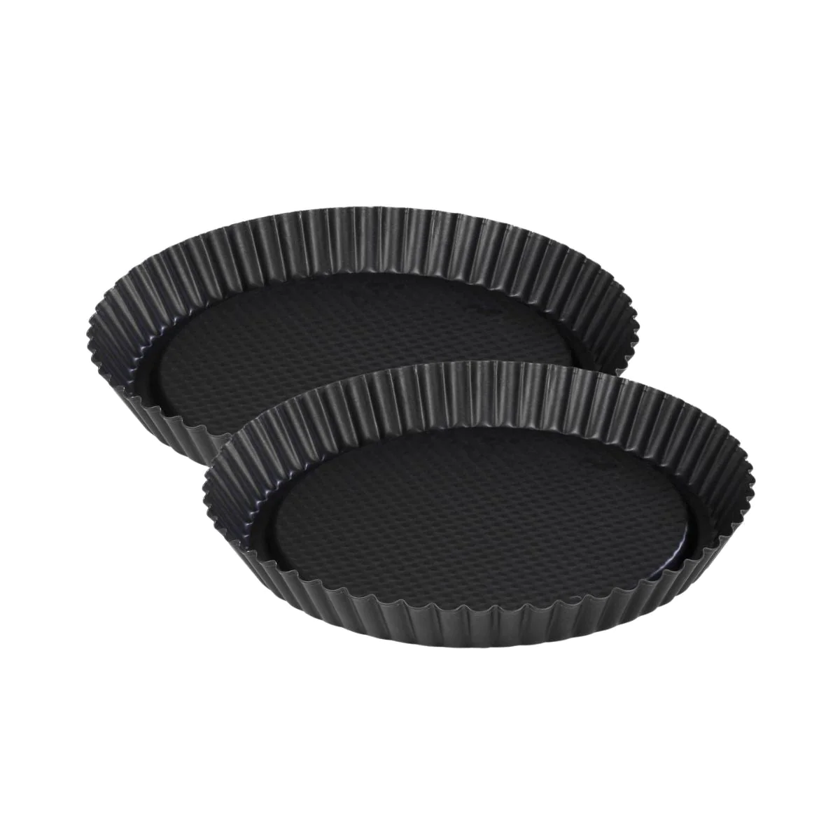 Lot de 2 plats à tartes renversées 30 cm Zenker Black Metallic Zenker