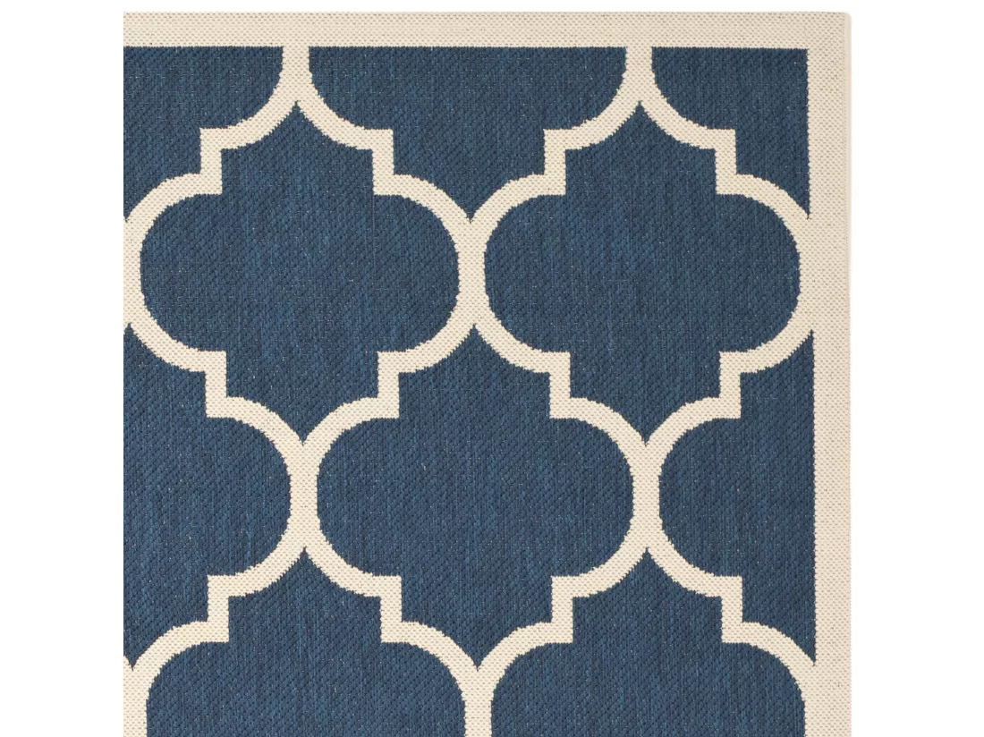 Tapis Navy & Beige 79 X 152 cm - Arista
