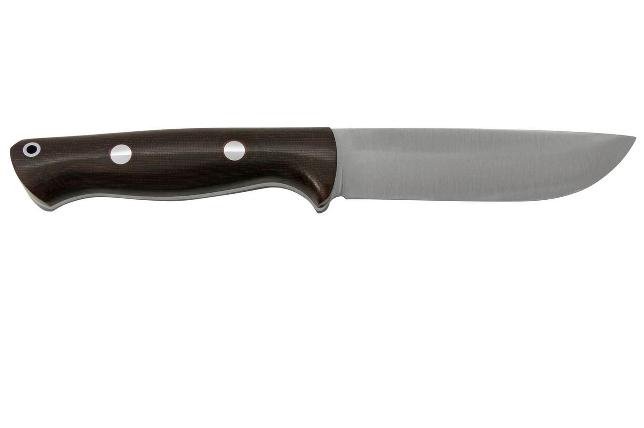 Bark River Bravo 1.2 LT CPM 3V Rampless, Burgundy Canvas Micarta outdoormes