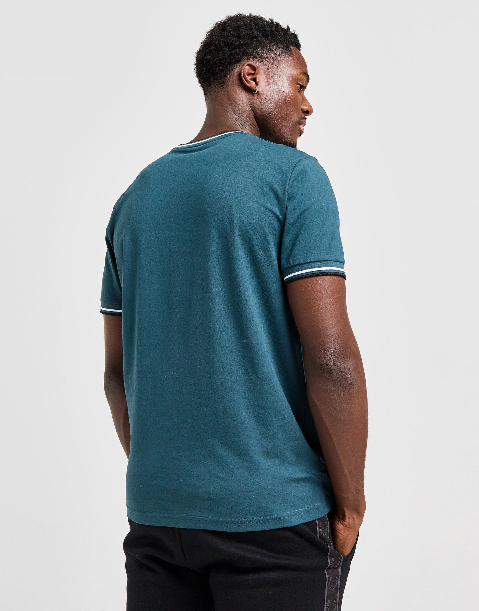 Fred Perry T-Shirt à Manches Courtes Twin Tipped Ringer Homme