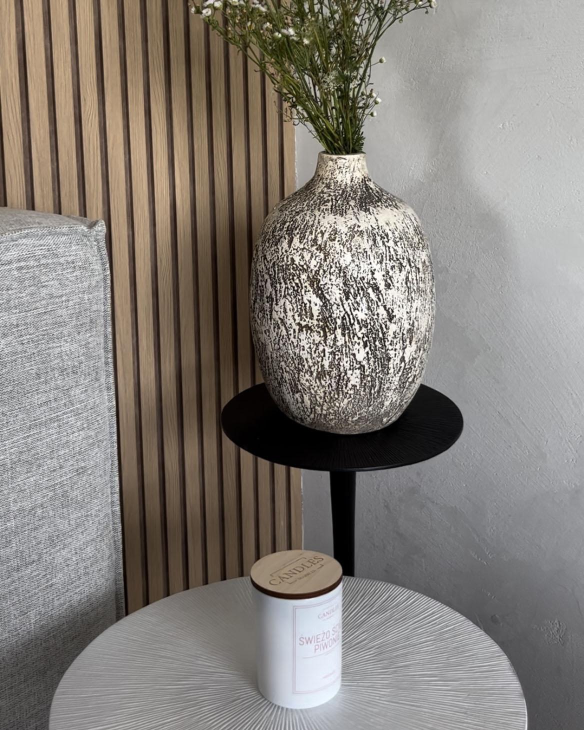 Bloemenvaas VIGO Keramiek 36 cm Grijs