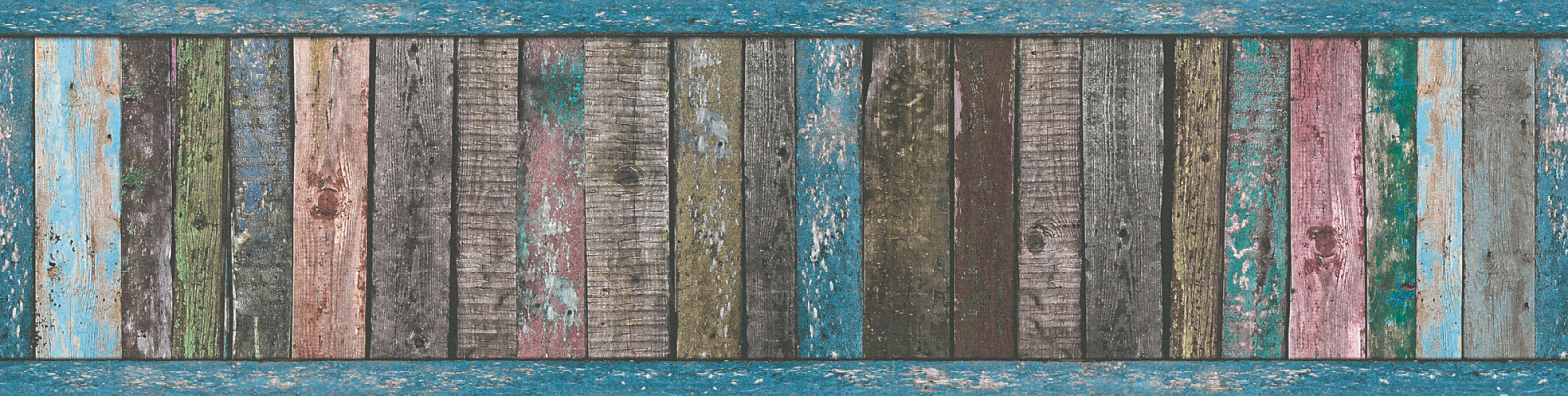 Papier-Borte ONLY BORDERS 10 - bunt-blau - 5 Meter