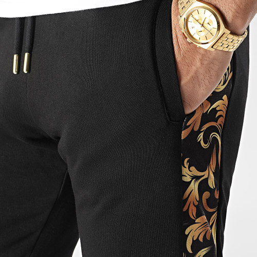 Pantalon Jogging Avec Bandes Renaissance 2036 Noir