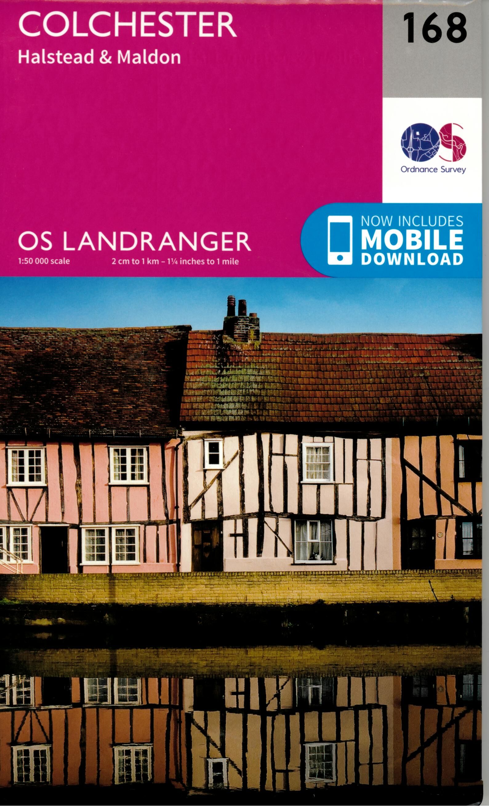 ORDNANCE SURVEY - 168 GB COLCHESTER 1 50 000