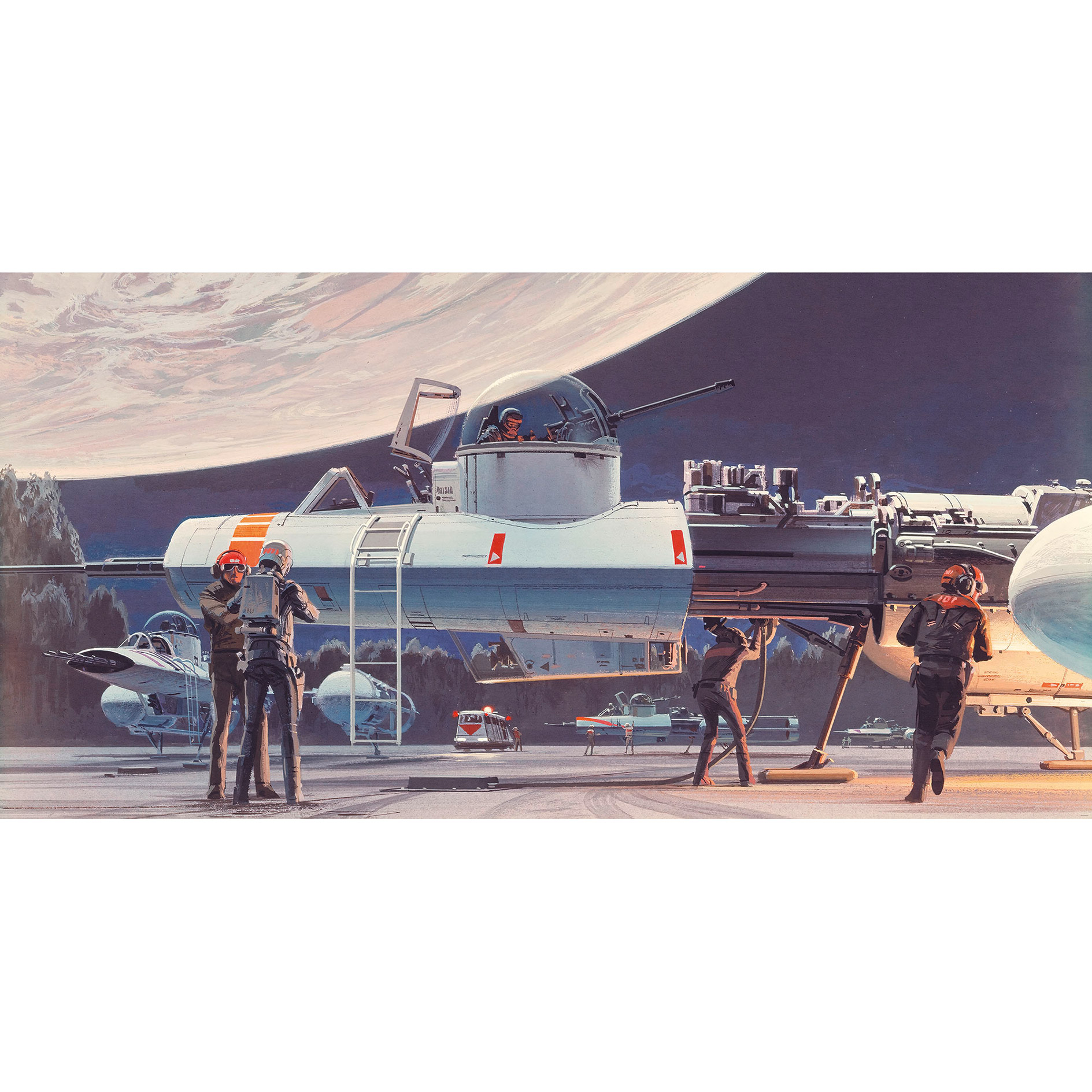 Vlies-Fototapete STAR WARS CLASSIC YAVIN Y-WING - 500x250 cm