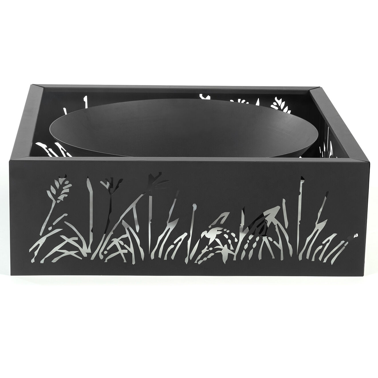 Pratik Garden Braséro beringa noir - 60x60x20 cm