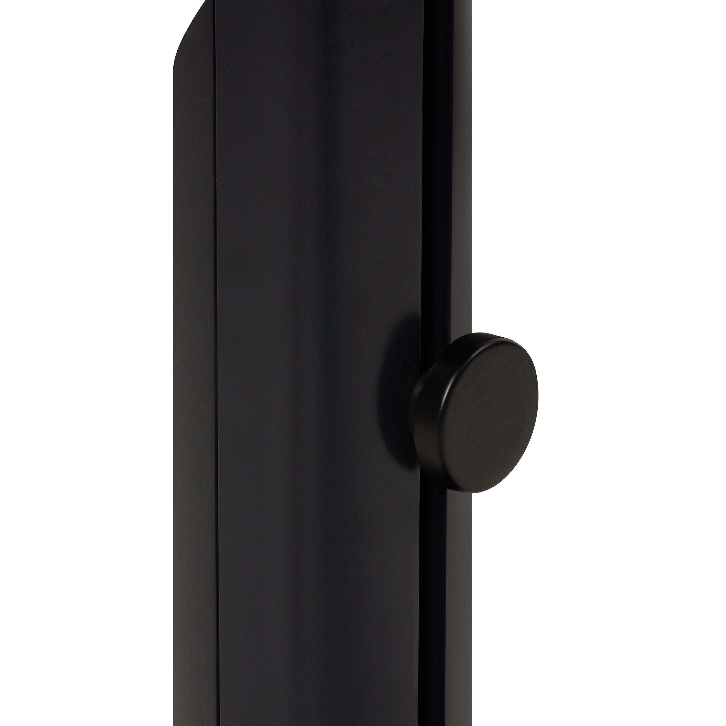 LIVIA Beistelltisch - Schwarz / B: 42.0 cm x T: 42.0 cm x H: 43.0 cm