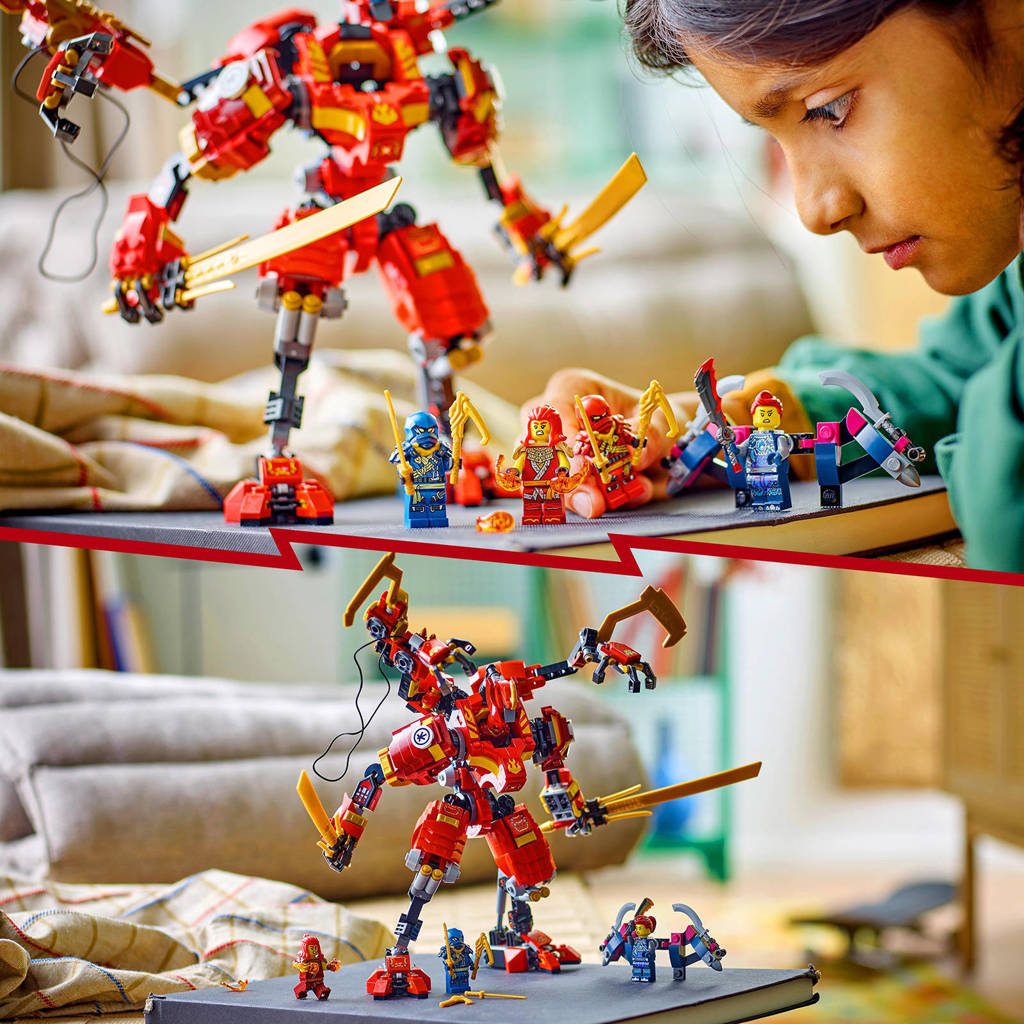 Mooie grote ninjagoKai's ninjaklimmecha Actiefiguur Speelgoed voor Rollenspellen 71812