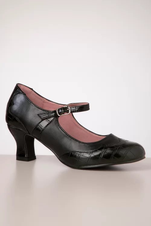Banned Retro Ballroom Blitz pumps in zwart