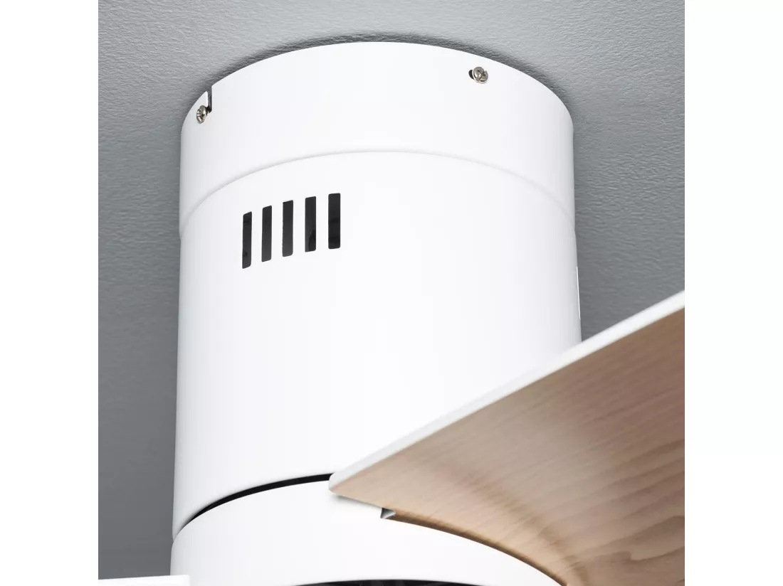 Ventilateur de Plafond Silencieux Tydir Bois 132cm Moteur DC Blanc