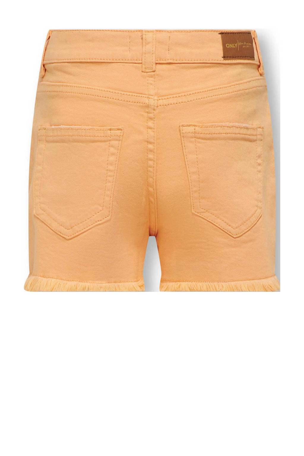 ONLY short KOGROBYN met slijtage oranje