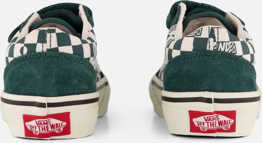 Vans Old Skool Geo Check Sneakers groen