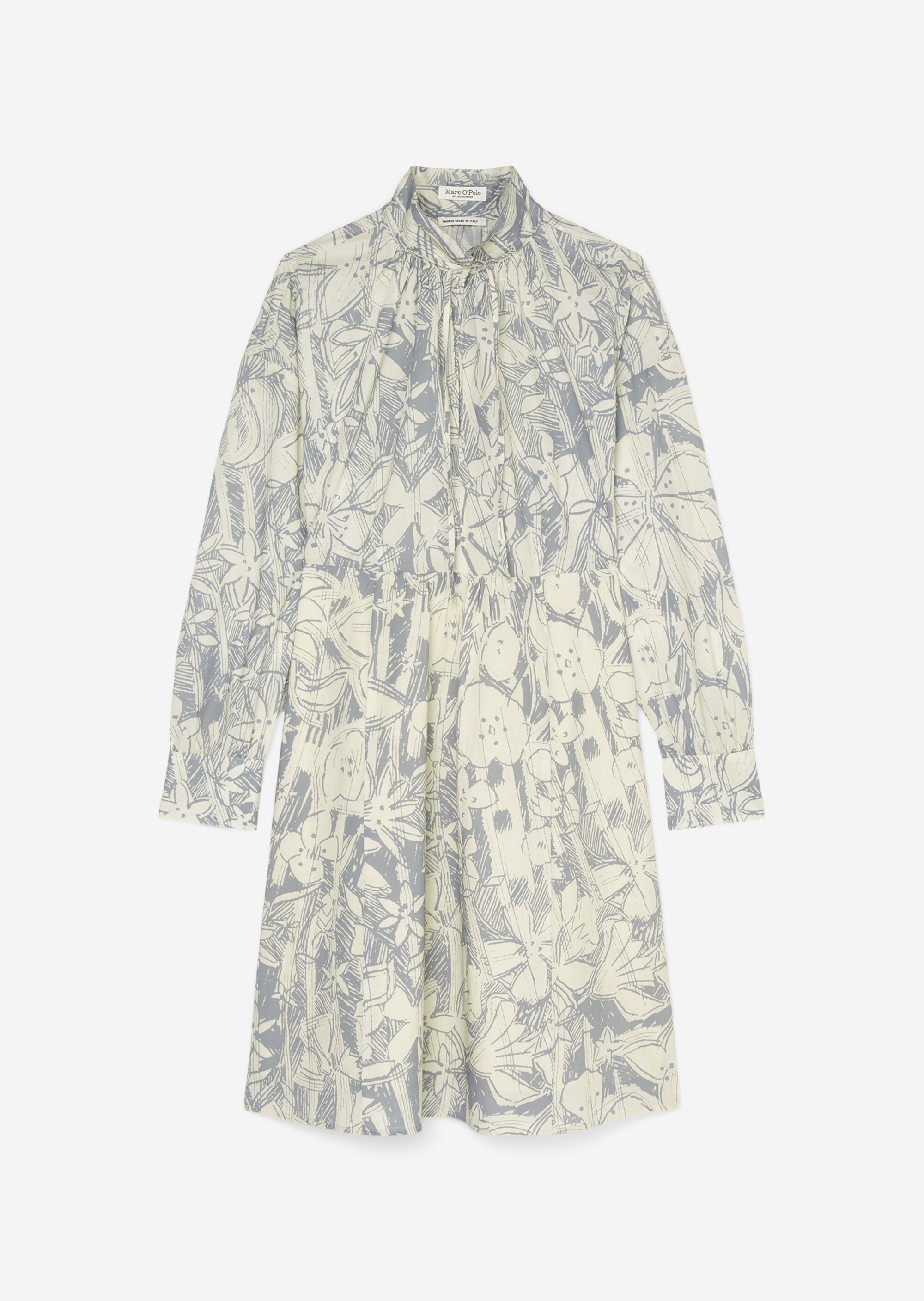 Print-Kleid A-Shape aus reiner Baumwolle