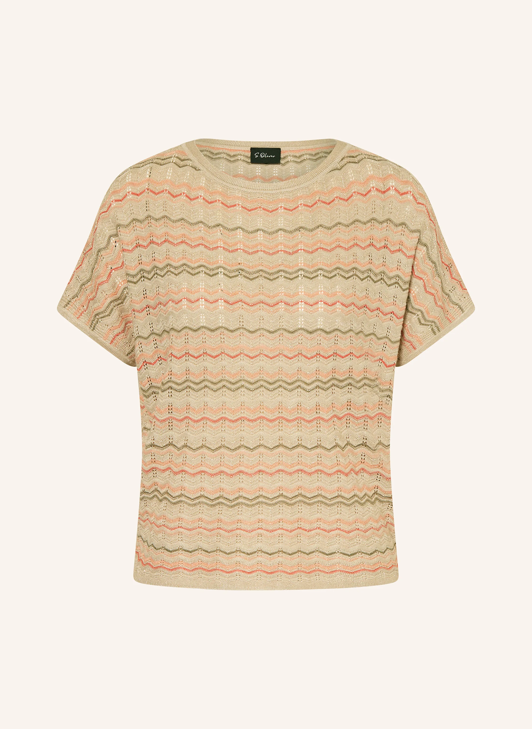 s.Oliver BLACK LABEL Strickshirt mit Glitzergarn