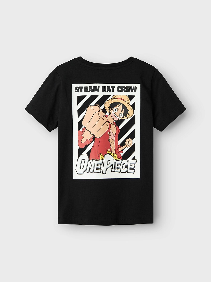 DÊ UM NOME A ESTE ITEM<br>Camiseta de manga curta, estampa One Piece