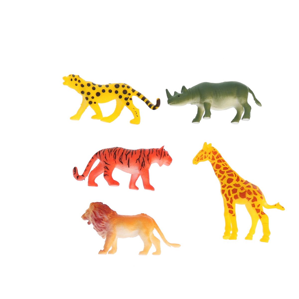 Figurine animaux de la Savane Mercredi et Patati