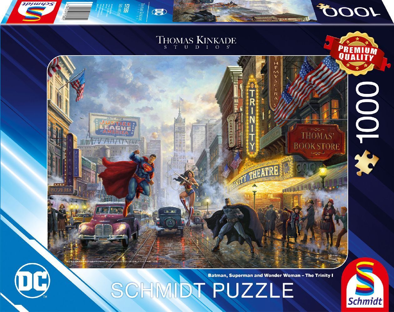 Schmidt Puzzle 1000 - Batman, Superman and Wonder Woman