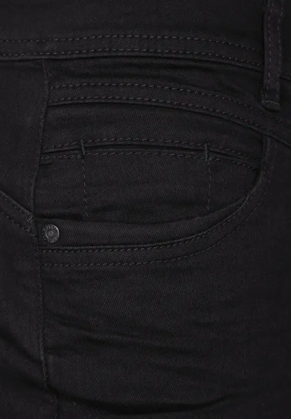 Dunkle Casual Fit Jeans - deep black