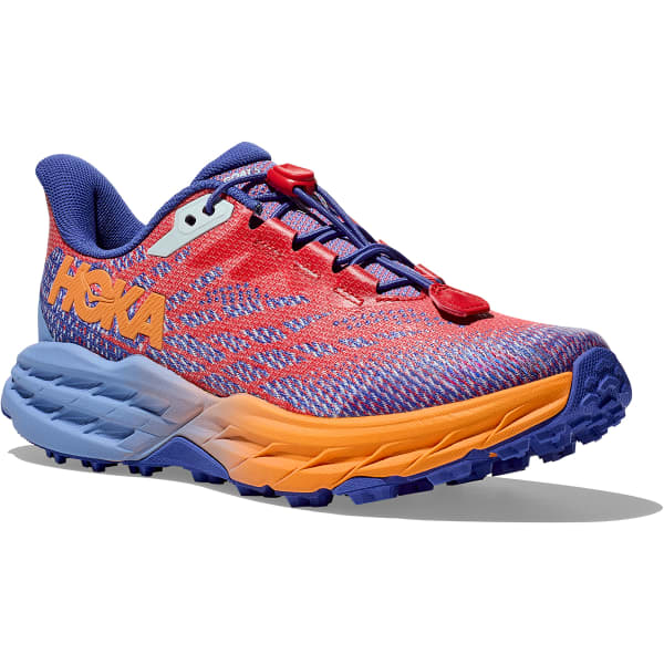Chaussure trail HOKA ONE ONE SPEEDGOAT 5 YOUTH CERISE / STELLAR BLUE