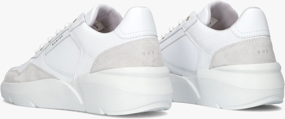 NUBIKK witte nubikk lage sneakers roque road wave