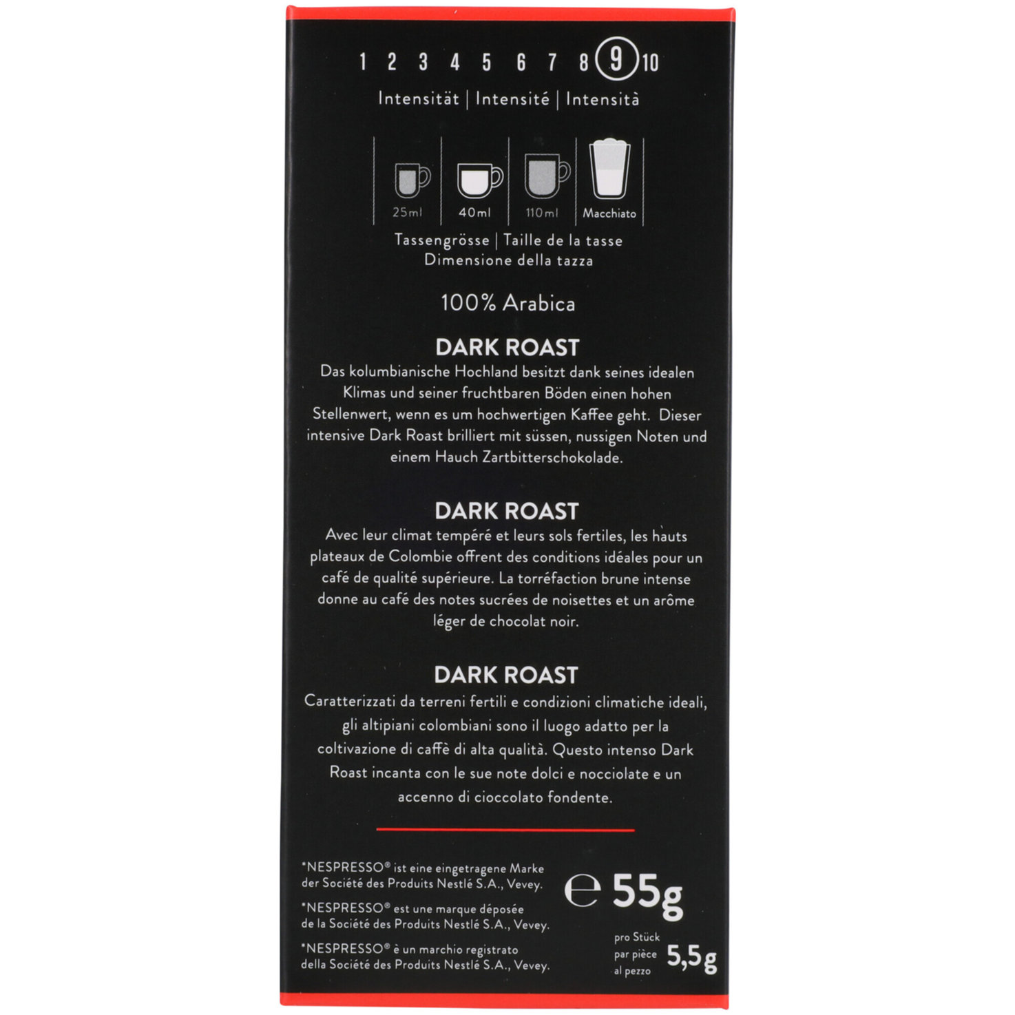 La Mocca Dark Roast 10Caps - Nespresso® kompatibel