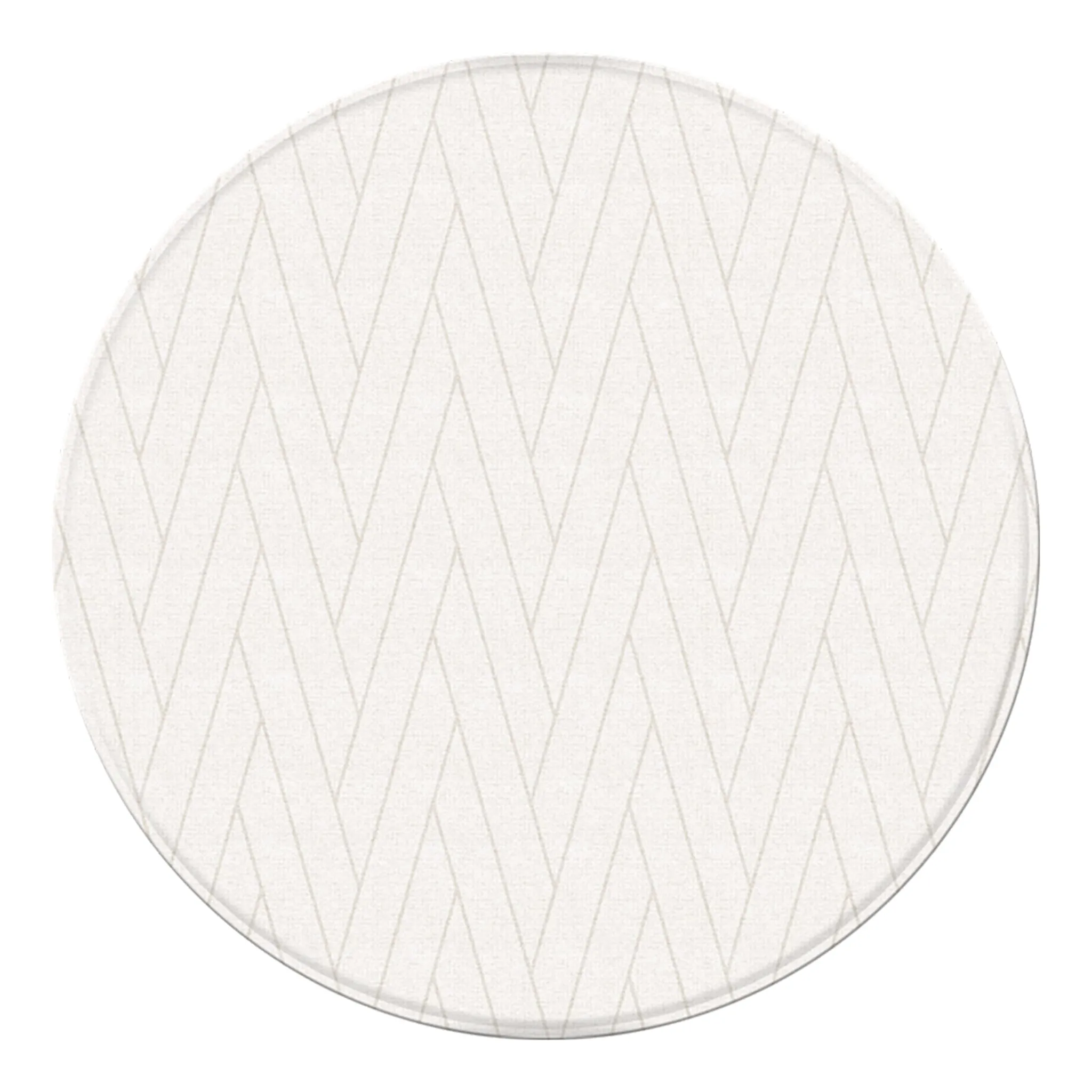Parklon Tapis de Jeux Réversible Rond - Chevrons  Macaron