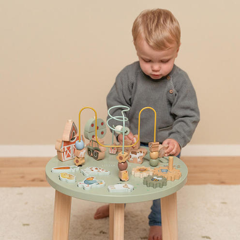 Table d'activités en bois FSC - Little Farm - LITTLE DUTCH