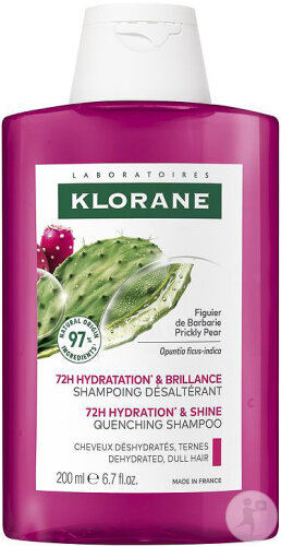 Klorane Figuier De Barbarie Shampoing Désaltérant Hydratation Et Brillance Cheveux Ternes 200ml