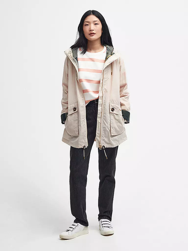 BARBOUR Parka KELDY SHOWERPROOF creme