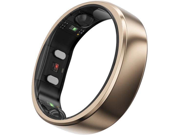 RingConn Smart Ring Gen 2 Air Grösse 11 Gold Ultradünner Smart Ring mit Gesundheitsüberwachung