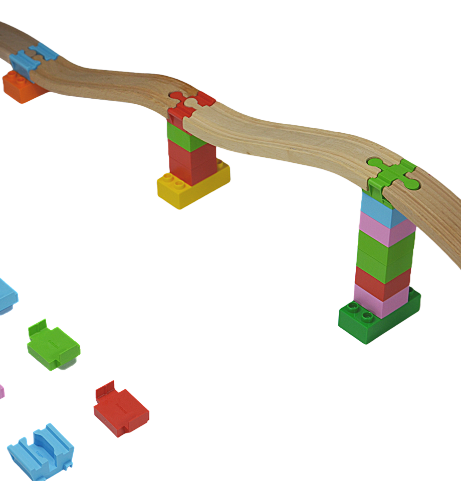 Alpha Boosterz - Track Connectors - Lille basis sæt