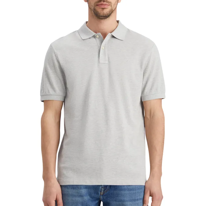 Scotch & Soda Logo Pique Polo Heren