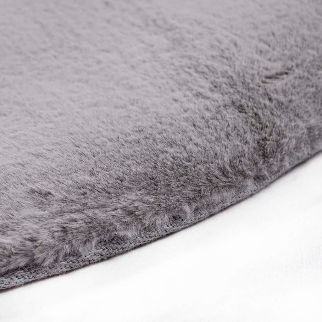 Carpet City Hochflor-Teppich »TOPIA400« rund 21 mm Höhe besonders weich und kuschelig durch Polyester, Uni-Farben