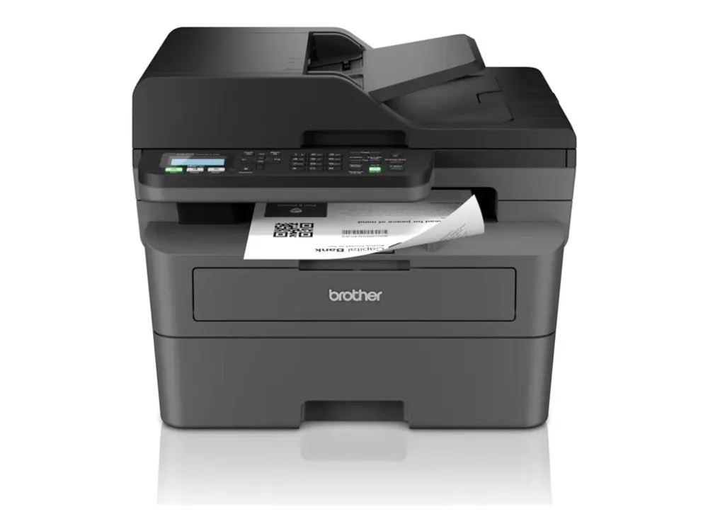 Brother MFC-L2827DW - Multifunktionsprinter - S/H - laser - A4/Legal (medie) - op til 32 spm (kopiering) - op til 32 spm (udskriver) - 250 ark - 33.6 Kbps - USB 2.0, LAN, Wi-Fi(n)