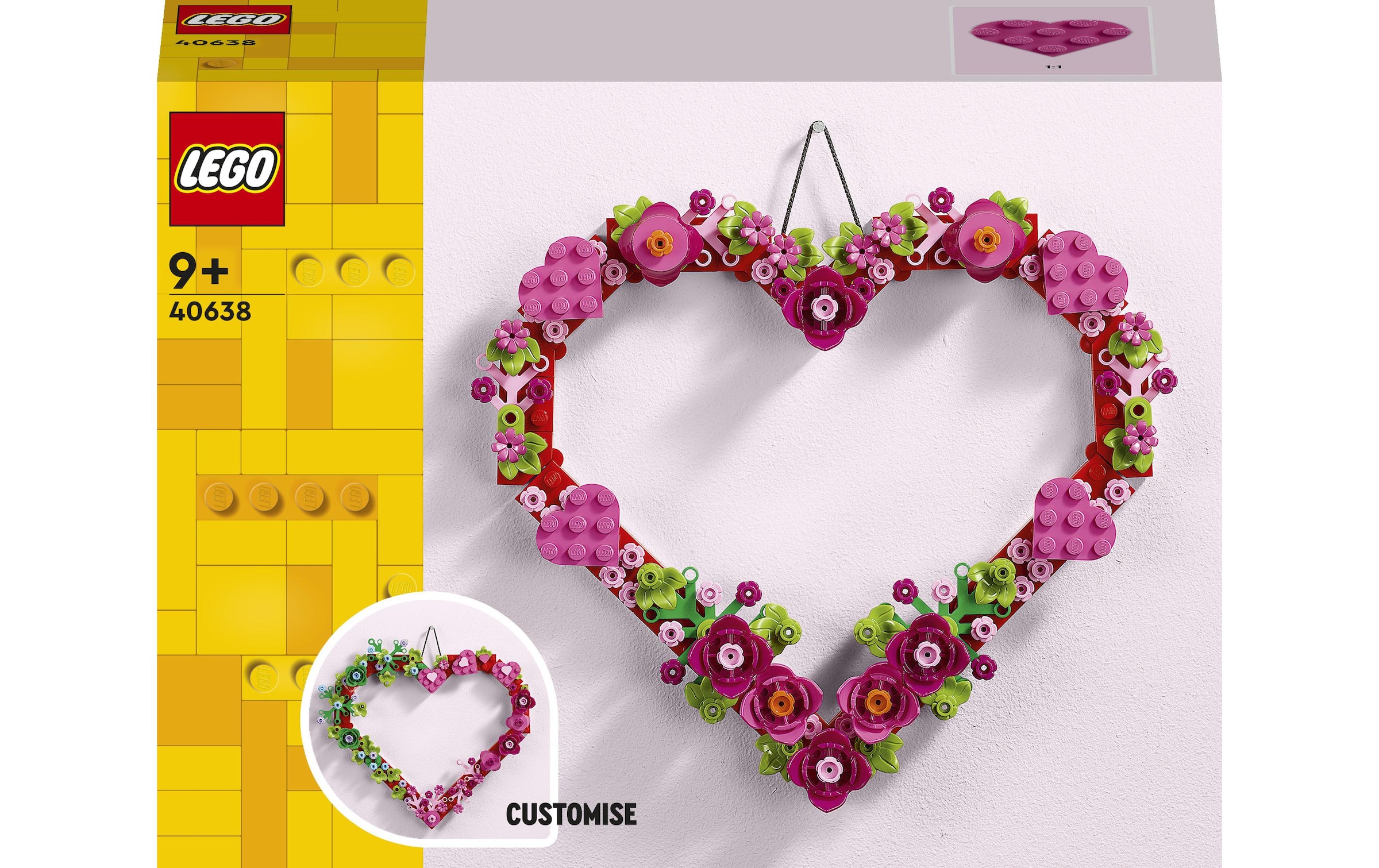 LEGO® Spielbausteine »Herz-Deko 40638«