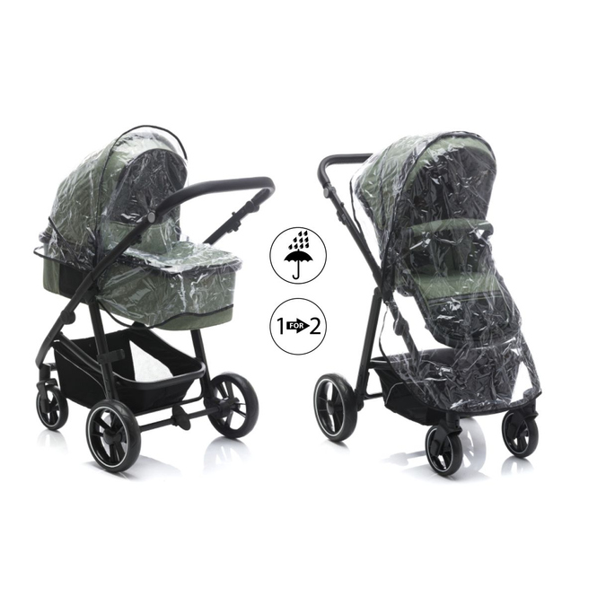 Kinderwagenset - Jaguar - Farbe: grün melange