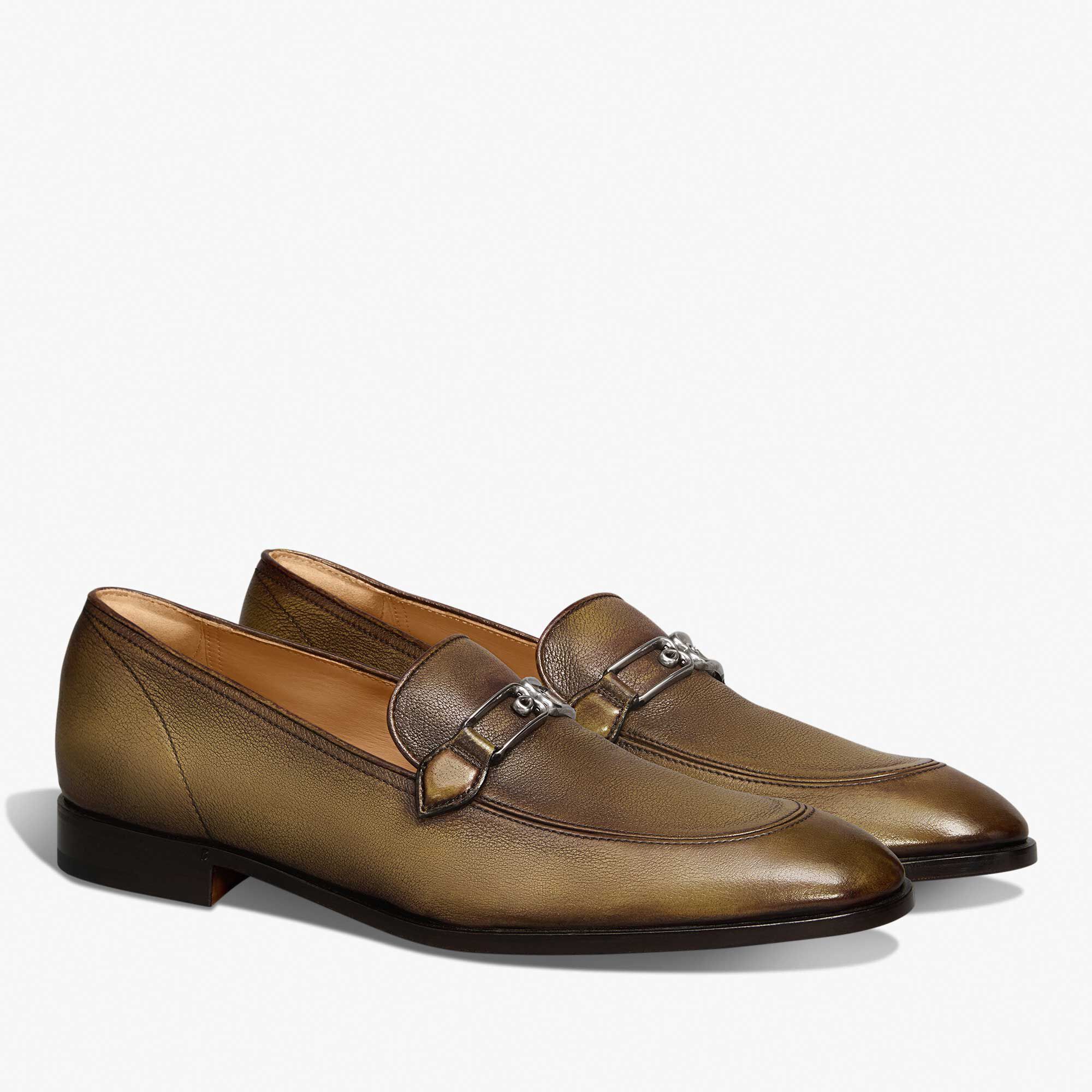 Mocassin B Volute En Cuir