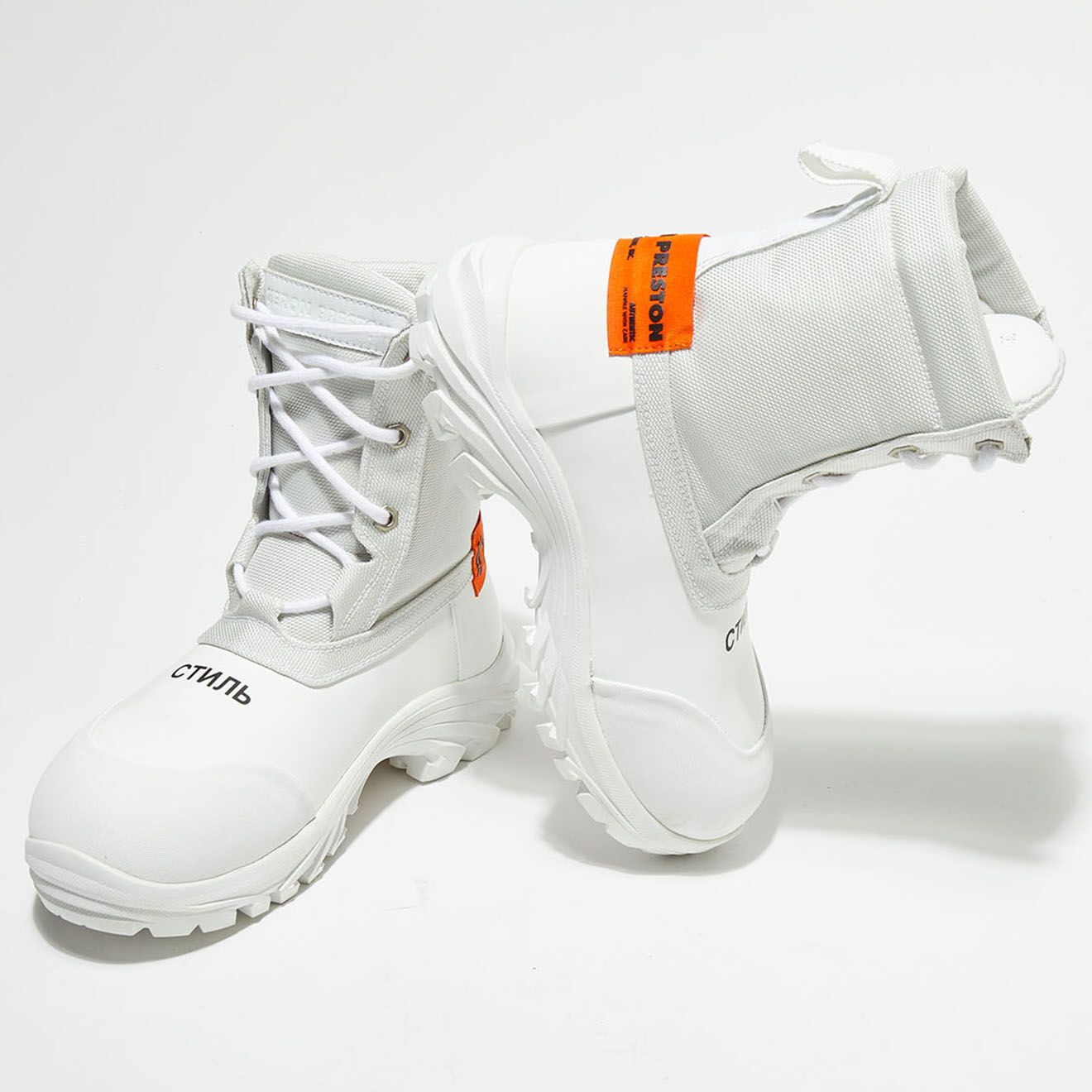 Heron Preston Boots Security blanches