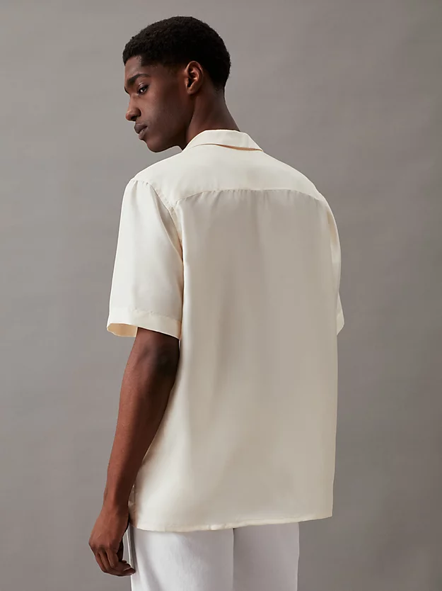 Camisa de seda floral