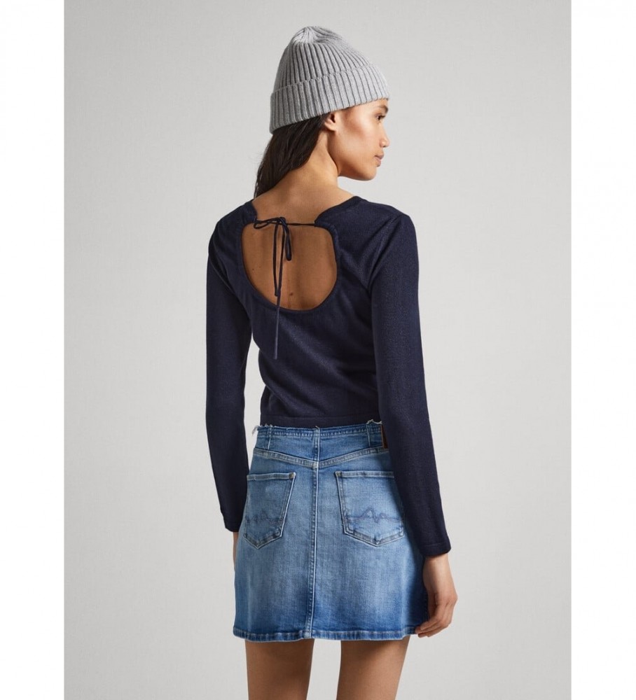 Suéter Pepe Jeans Sara S azul marinho