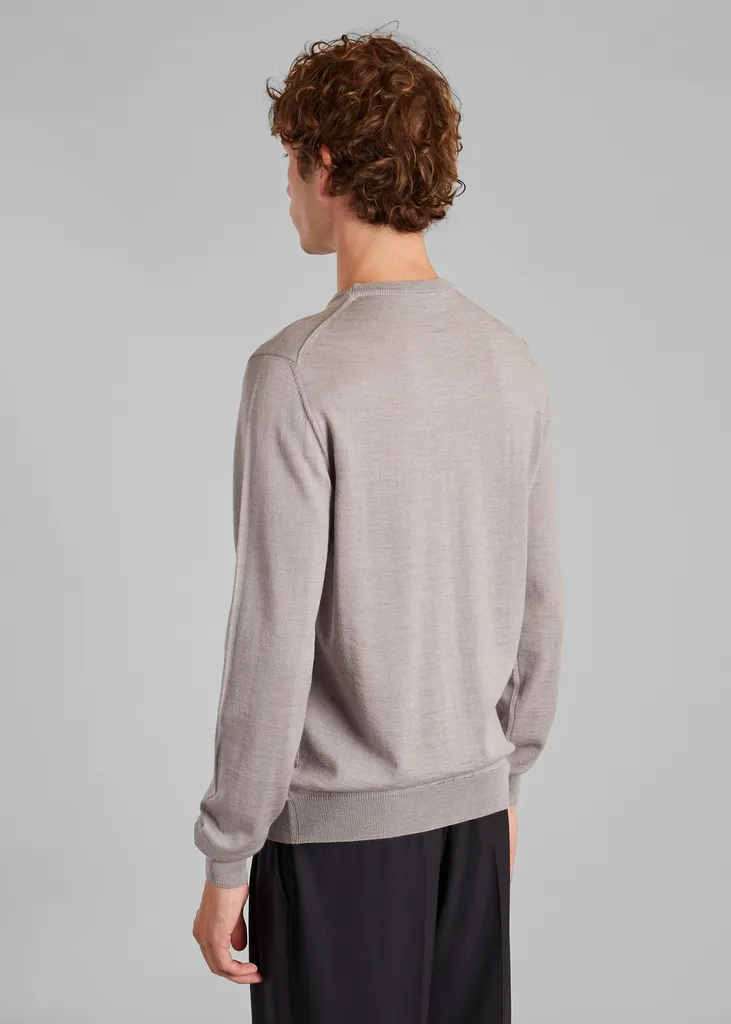 Pull col rond en laine mérinos L'Exception Paris