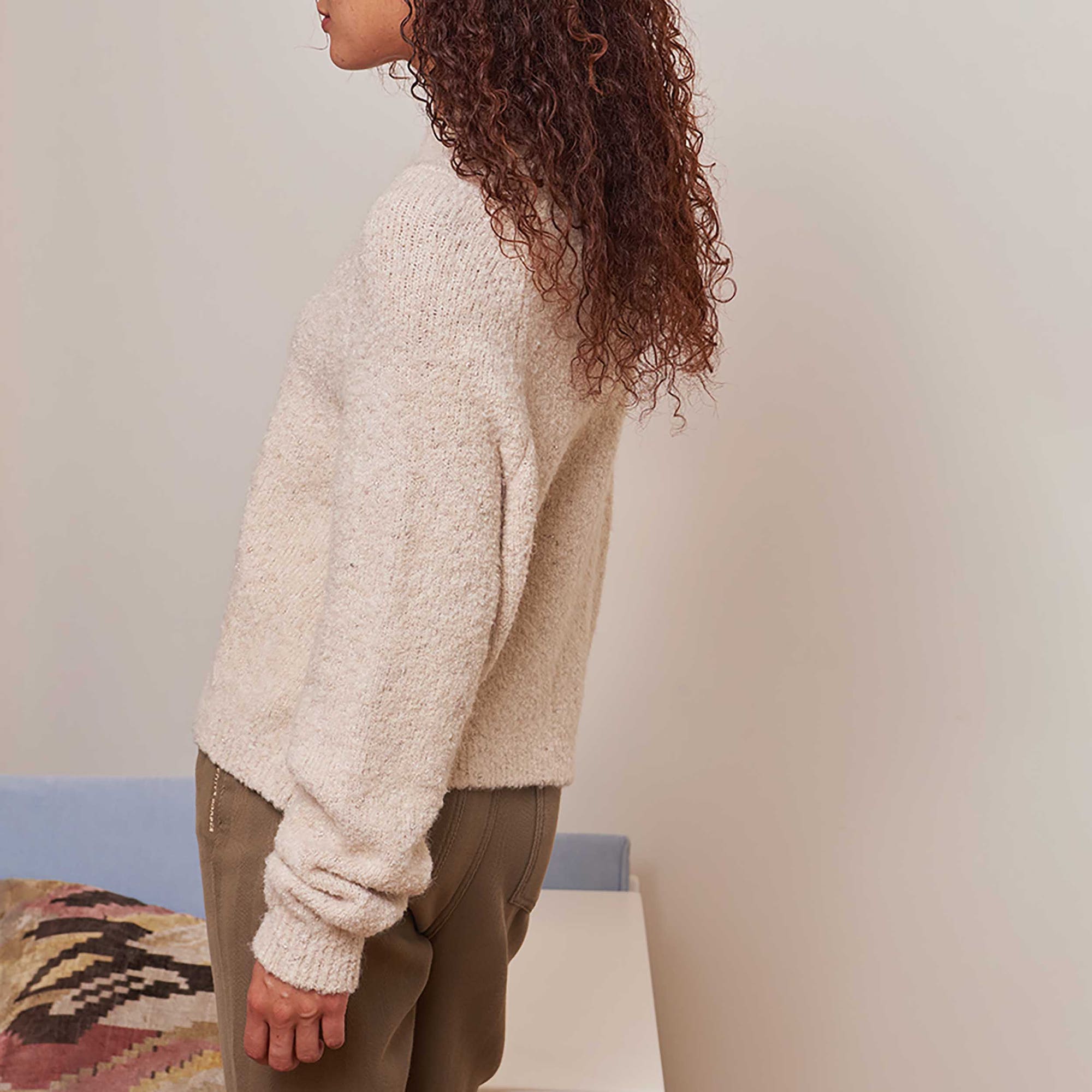 Pull Femme beige