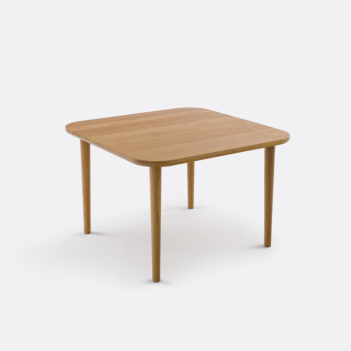 LA REDOUTE INTERIEURS<br>Mesa de centro quadrada em carvalho maciço, 66 cm de largura, Crueso
