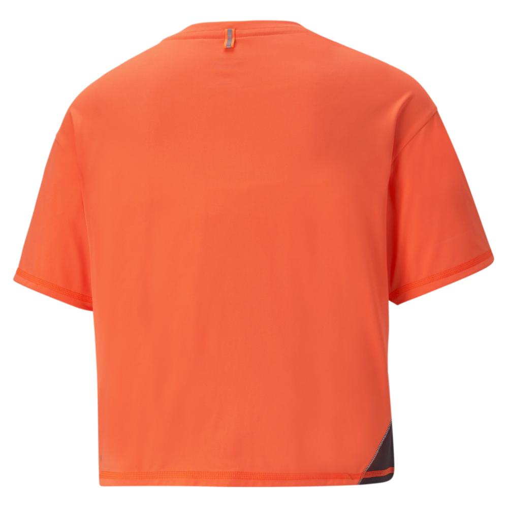 Puma Maillot de sport Orange Fluo Femme Puma Run L Cool